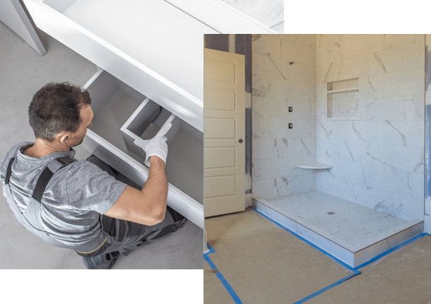 Bathroom Partition Installation